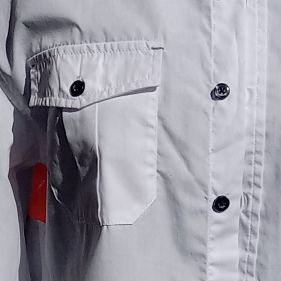 Bruno white button down long sleeve shirt - Picture 9 of 11